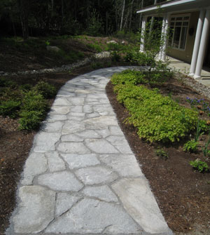 Flagstone Walkway